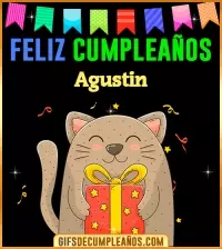 GIF Feliz Cumpleaños Agustin